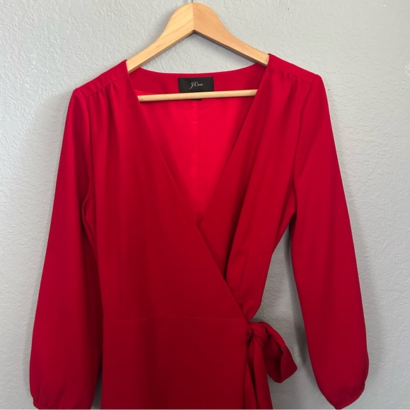 J. Crew 365 Crepe Wrap Dress - Picture 4 of 8